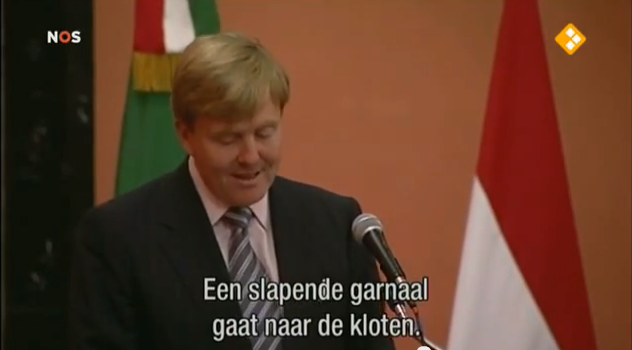 Video: zelfs de koning is niet foutloos