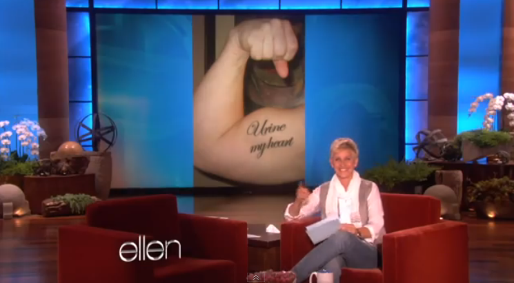 Ellen Degeneres tatoeages