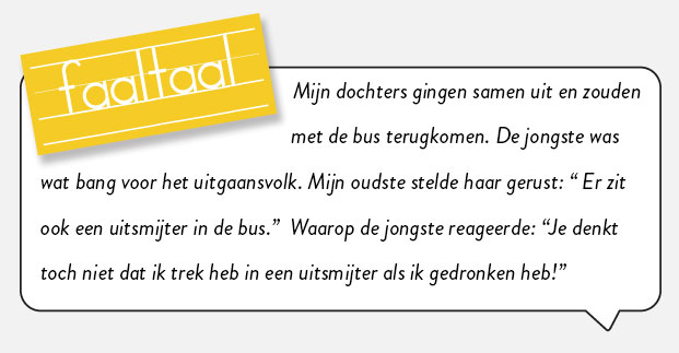Uitsmijter - Taalvoutjes