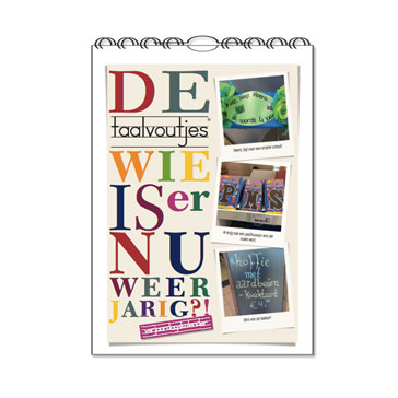 Taalvoutjes - de verjaarskalender