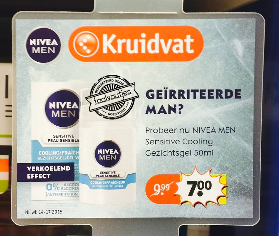 geirriteerde man