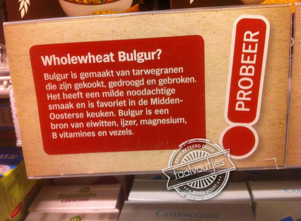 Wij berijden onze eigen taarten | Taalvoutjes