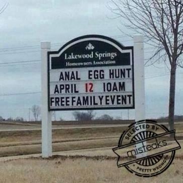 Easter is such a pain in the butt.