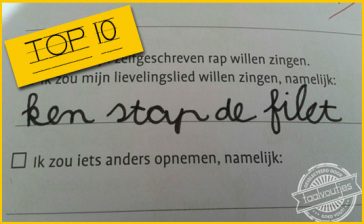 Top 10 voutjes van oktober