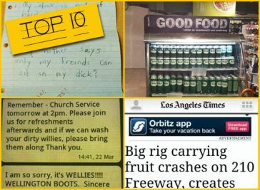 Top 10 Misteaks of October