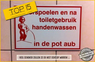 Speciaal voor pottenkijkers: 15 toiletvoutjes