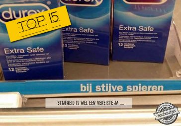 Stijf van ‘t lachen: 15 Durex- en o.b.-voutjes
