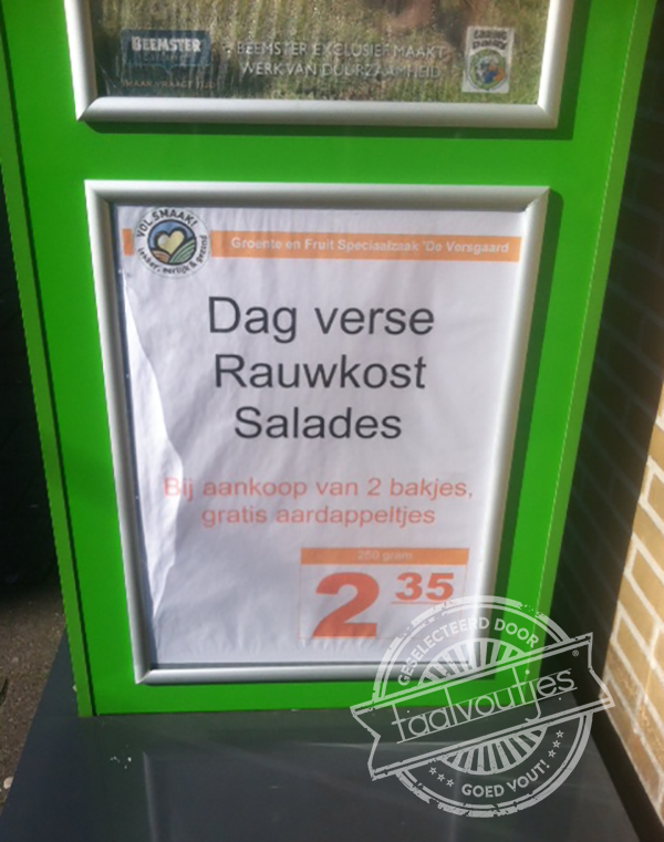 Dag verse salade