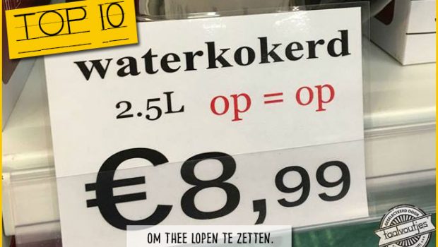 top 10 taalvoutjes van oktober 2017