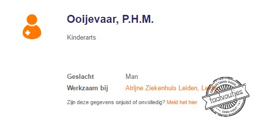 Kinderarts Ooijevaar