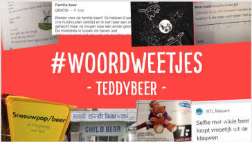 Woordweetje in beeld: Teddybeer