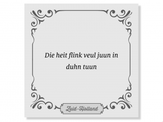 Speel de Grote Quiz der Regionale Spreekwoorden