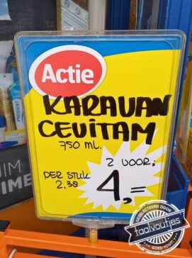 Lekker voor op de camping.