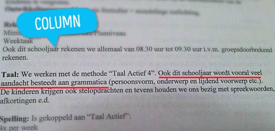 Column: Gedachtekronkels van de uitvinder van het geschreven woord