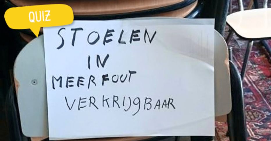 stoelen in meerfout verkrijgbaar