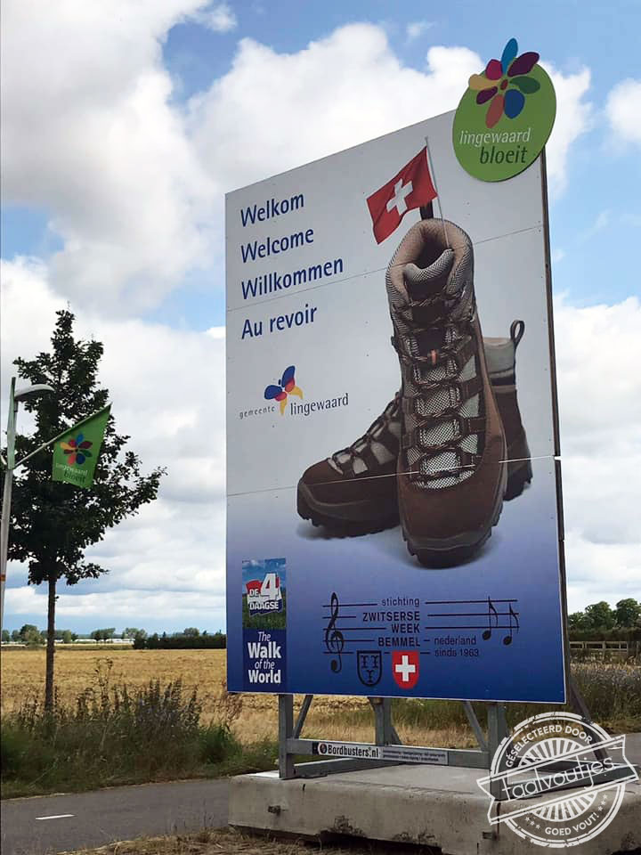 Welkom au revoir Nijmeegse Vierdaagse Lingewaard