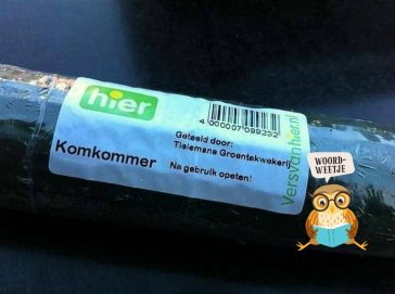 Woordweetje: Komkommertijd