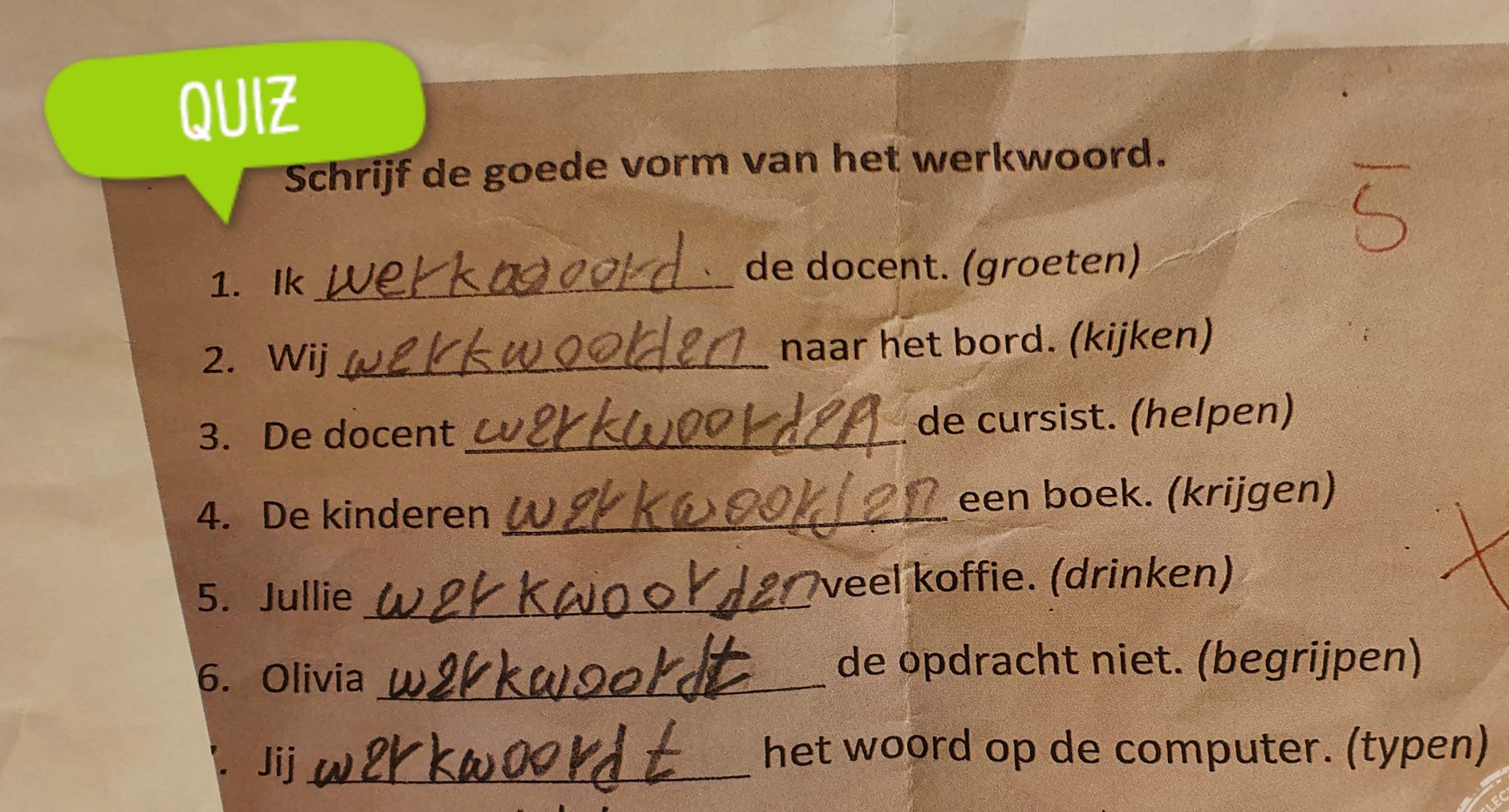 Quiz Moet jij terug naar school?