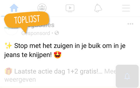 Vertaalvout toplijst