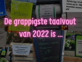 Dit is de grappigste taalvout van 2022!