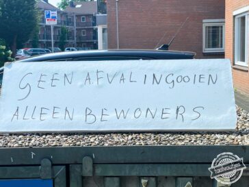 Van je buren moet je ‘t hebben.