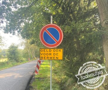 Gooi het dan over de balk.