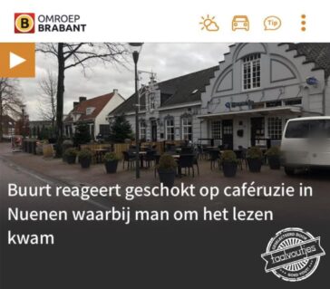 Die ging z’n boekje te buiten.