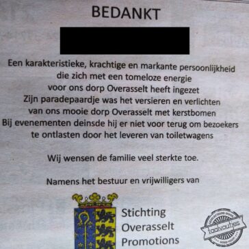 Die had een hoop te doen.