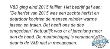 Het is ze niet in de koude kleren gaan zitten.