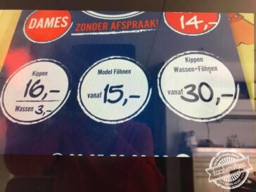 Dat willen die chickies wel.