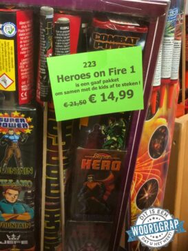 Weer eens iets anders dan achter het behang.