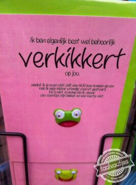 Die zit op het verkeerde pad.