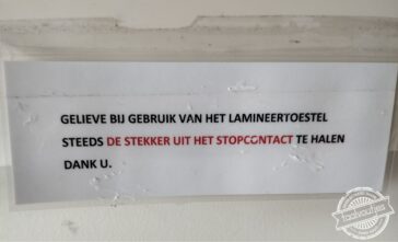 Kun je lang wachten.