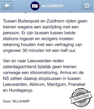 Bij benadering geschat.