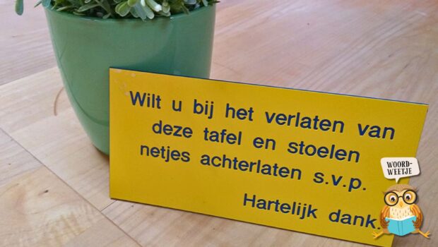 Woordweetje: belatafeld