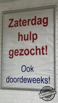 Weekend iemand om te helpen?