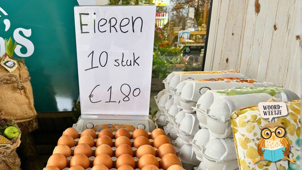 Woordweetje eieren voor je geld kiezen