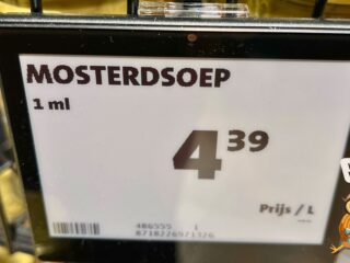Woordweetje: mosterd na de maaltijd