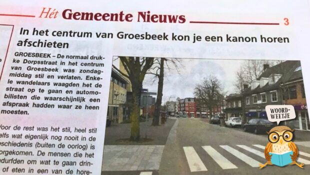 Woordweetje: een speld horen vallen