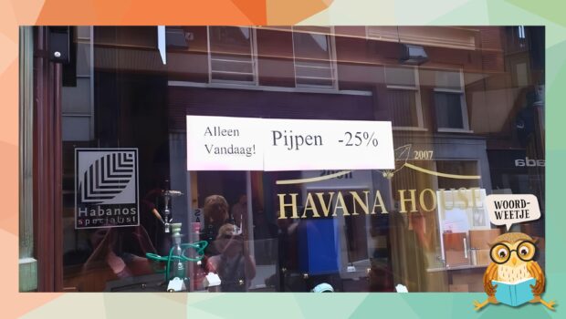 Woordweetje: de sigaar zijn