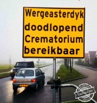 Eenrichtingsverkeer.